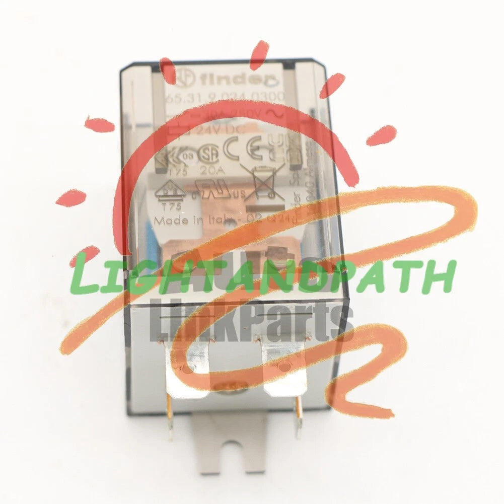 1PCS 65.31.9.024.0300-24vdc 30a Finder Relay 65.31 24VDC 30A 4PIN