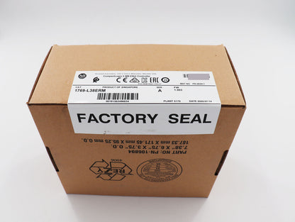 NEW IN BOX 1769-L38ERM SER CompactLogix Controller 5MB - COMPACTLOGIX