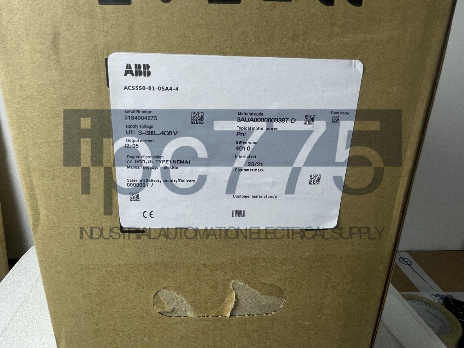 1.5kw Inverter ACS550-01-05A4-4 FAST SHIP - KOEED