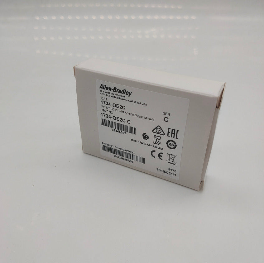 Allen-Bradley Point 2 Current Output Analog Module | Model 1734-OE2C | New In Box - ALLEN-BRADLEY