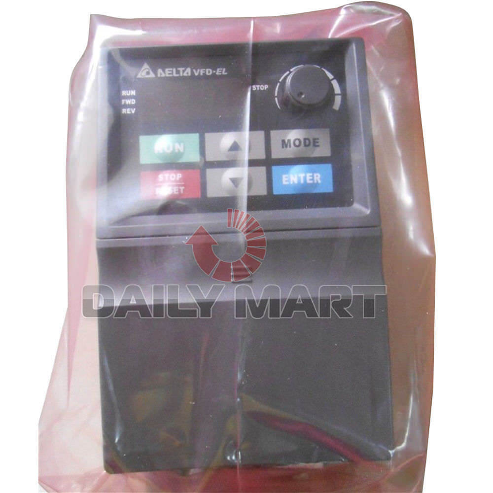 new Delta VFD007EL43A 1Hp 460V Three Phase Input AC Motor Micro Drive Inverter - DELTA CONTROLS