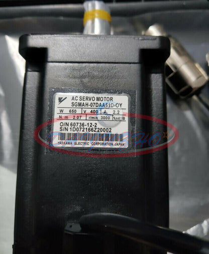 New Yaskawa SGMAH-07DAA61D-OY AC Servo Motor - YASKAWA