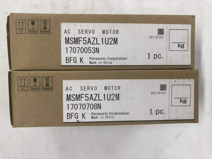 Panasonic AC Servo Motor MSMF5AZL1U2M, 1-Year Warranty - PANASONIC