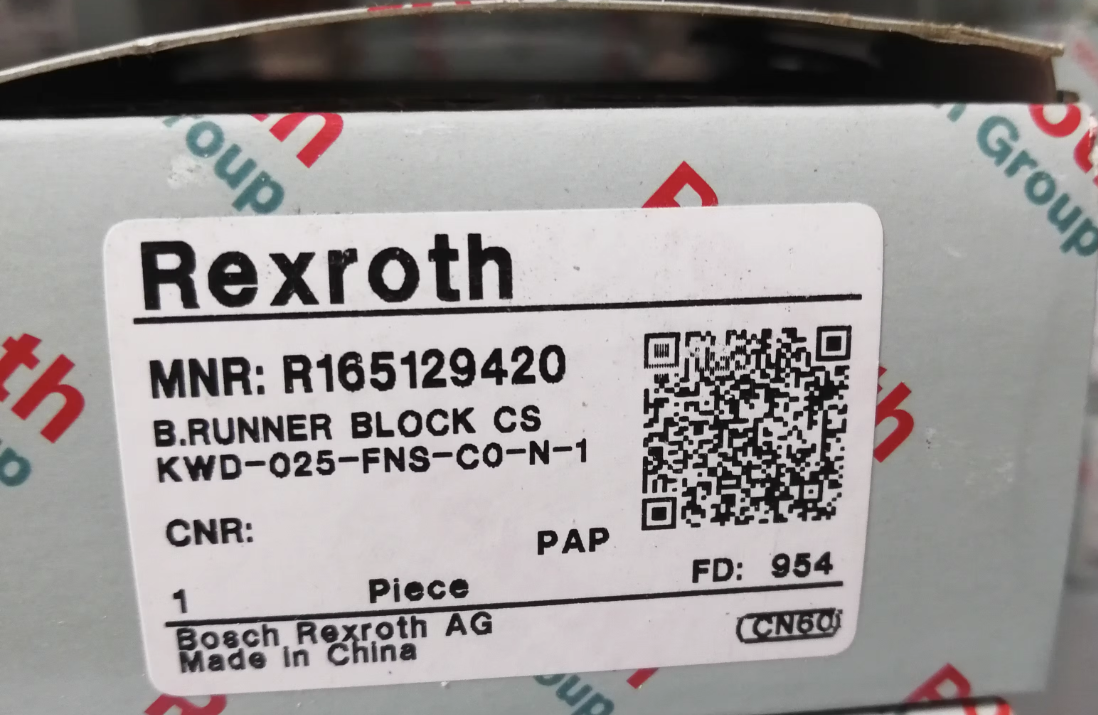 1Pcs REXROTH R165129420 Runner Block Bearing - REXROTH