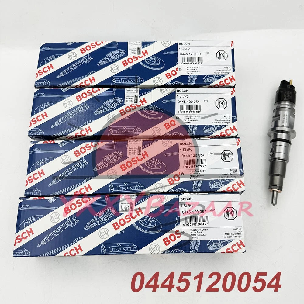4PCS Common Rail Injector 2855491 For 0445120054 Bosch IVECO Eurocargo 504091504