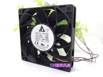 Delta THB1248B 12025 DC48V 0.75A 12CM 4-Wire Violent Cooling Fan