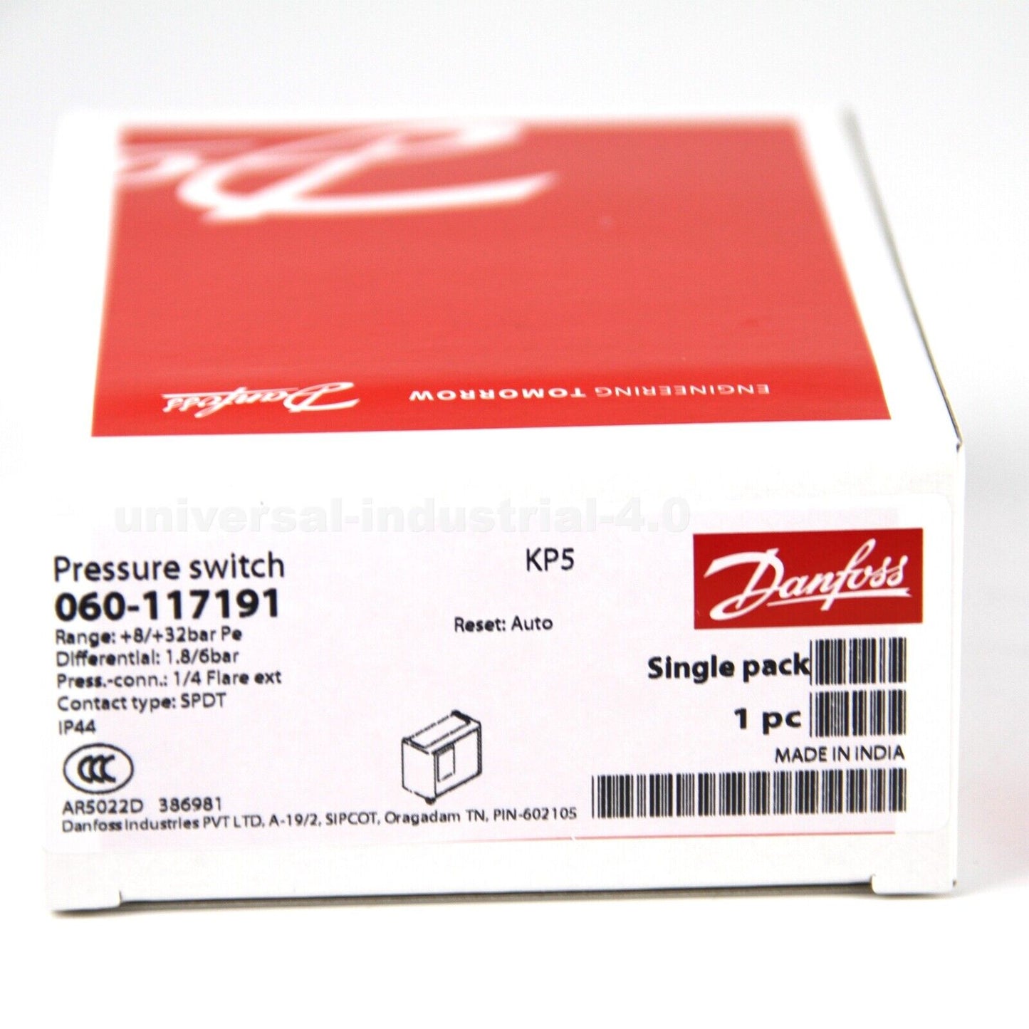 DANFOSS KP5 060-117166 060-117191 Pressure Control |danfoss pressure control |danfoss pressure control system |danfoss pressure control products - DANFOSS