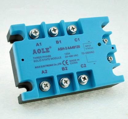 TSR-120AA-H three-phase solid state relay 120A AC control AC ASH-3 AA48120