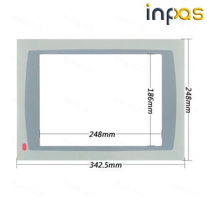 new For 2711P-T12C10D2 Touch Panel 2711P-T12C10D6 Touch + Protective Film AB