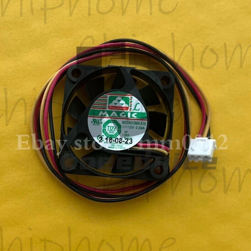 1PCS MAGIC MGT4012MR-A10 4010 DC12V 0.09A 3-Pin Silent Cooling Fan