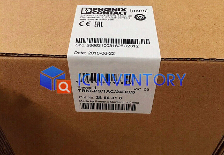 new 1PCS Phoenix Power Supply Unit 2866310 TRIO-PS/1AC/24DC/5 In Box - PHOENIX