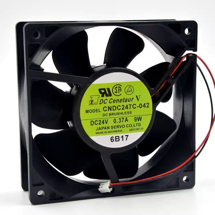 SERVO CNDC247C-042 24V 0.37A 9W 120*120*38MM 2-Pin Inverter Cooling Fan