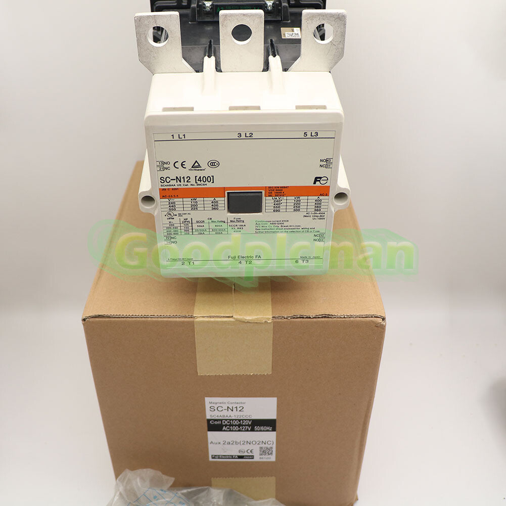 FUJI SC-N12[400] Contactor AC 110V 400A 1Pcs-