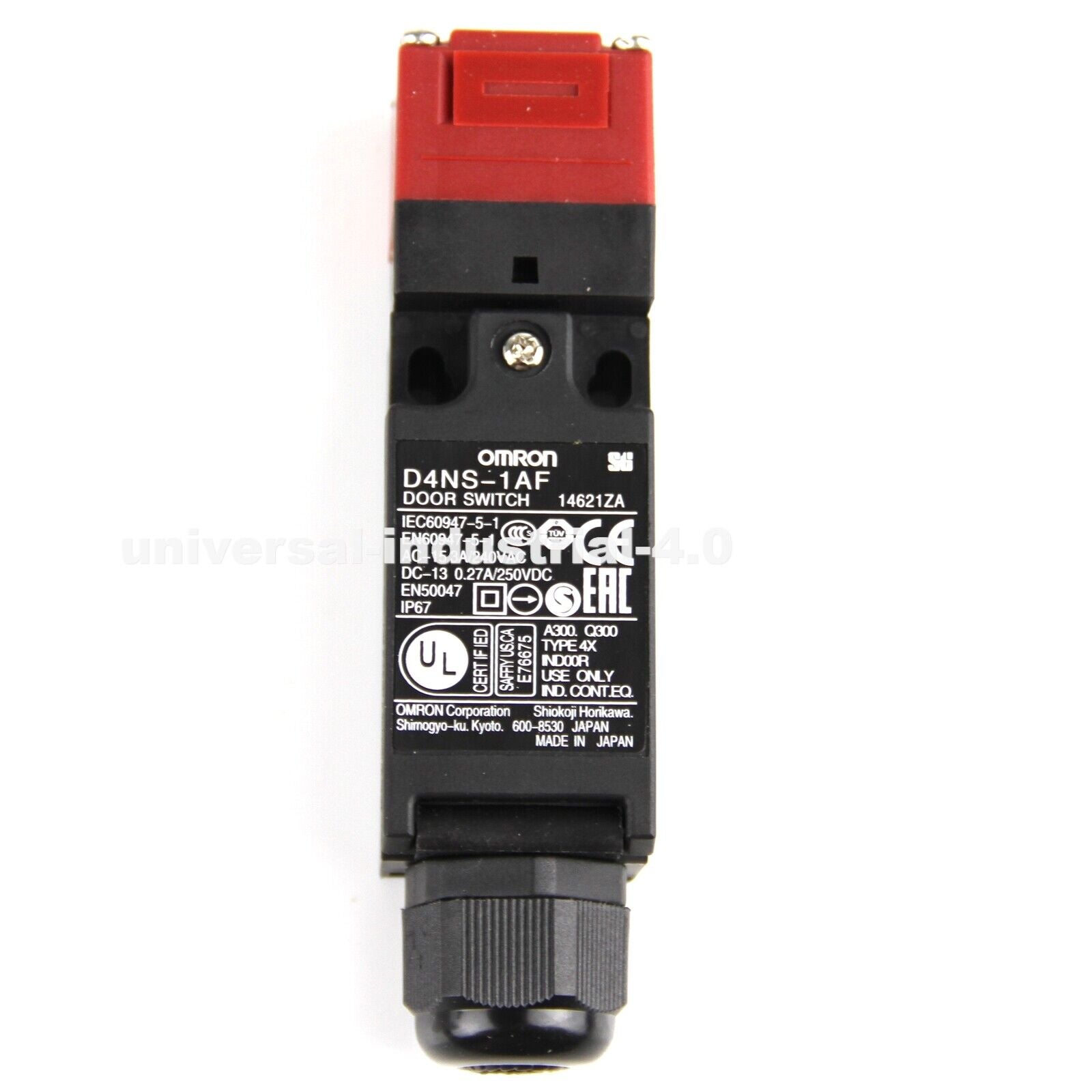 Omron Automation D4NS-1AF NonContact Interlock Safety Door Switch Omron Automation D4NS-1AF - OMRON AUTOMATION