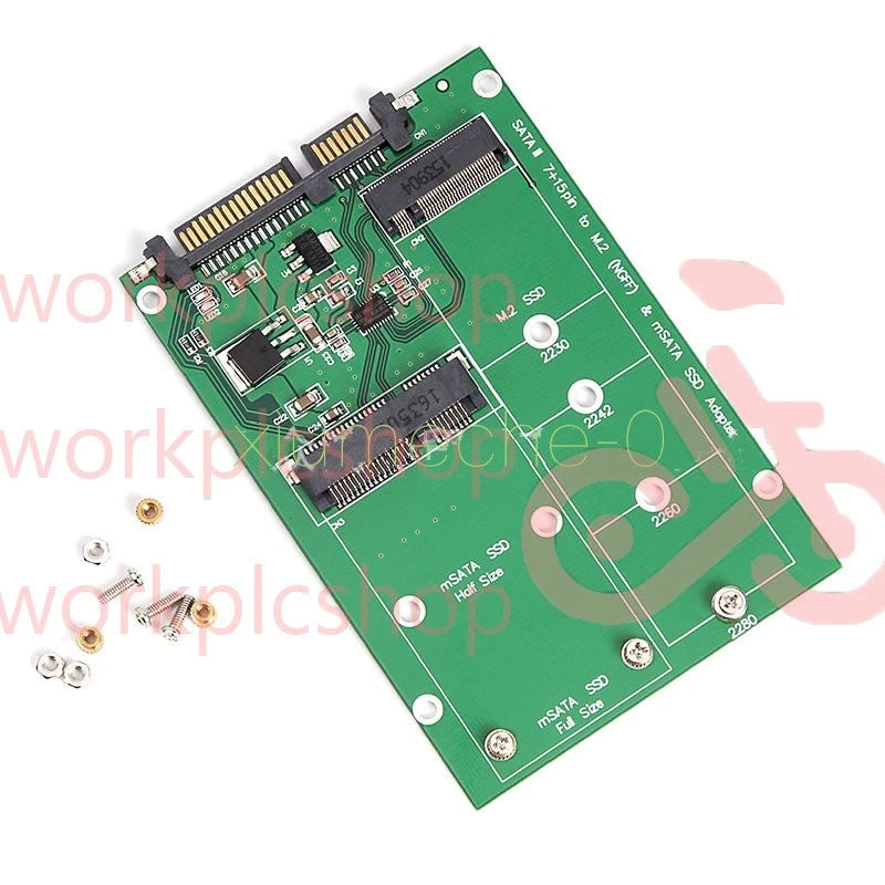 mSATA SSD to SATA M.2 B / B+M KEY NGFF & 2.5" III Board Adapter Converter Card M