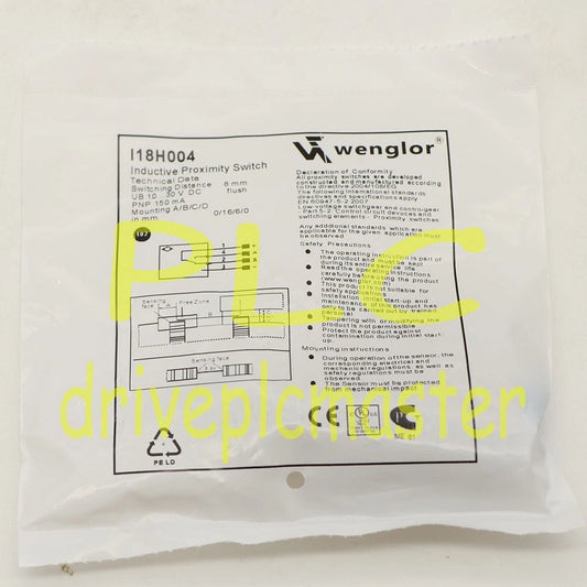 1PCS For Wenglor I18H004 Proximity Switch Sensor I18H004 Fast Shipping #dr
