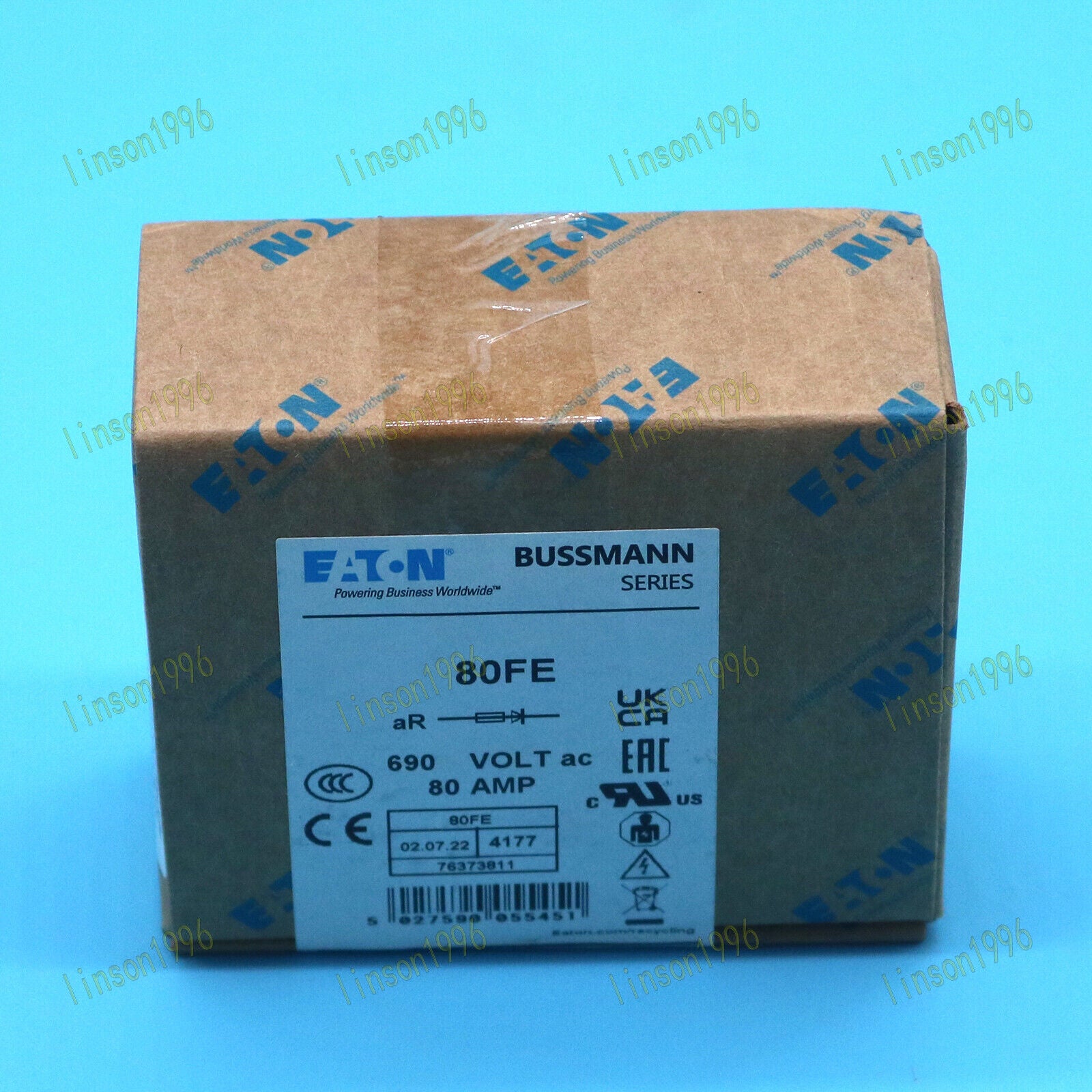 10-80 Bussmann Fuse EATON BS88:4 690V FAST SHIP - BUSSMANN