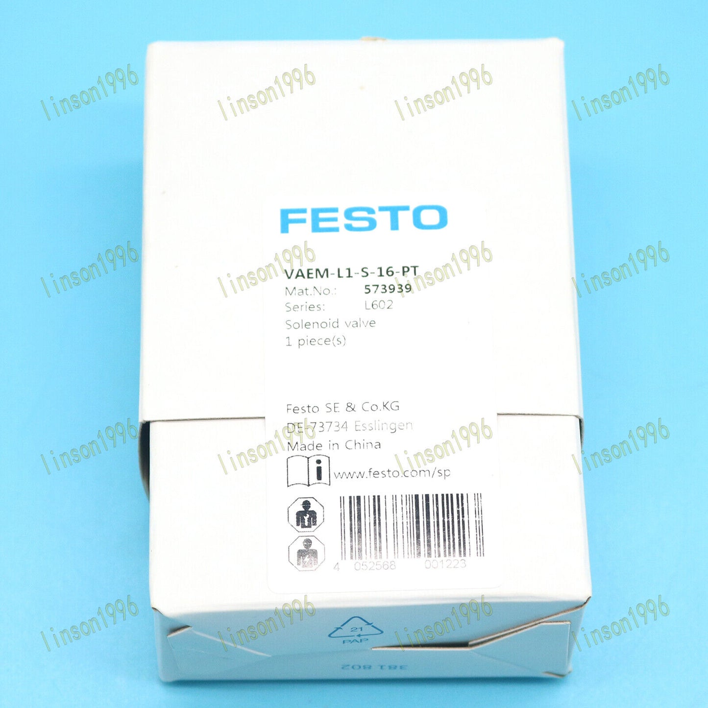 FESTO VAEM-L1-S-16-PT 573939 - 1-Year Warranty - FESTO