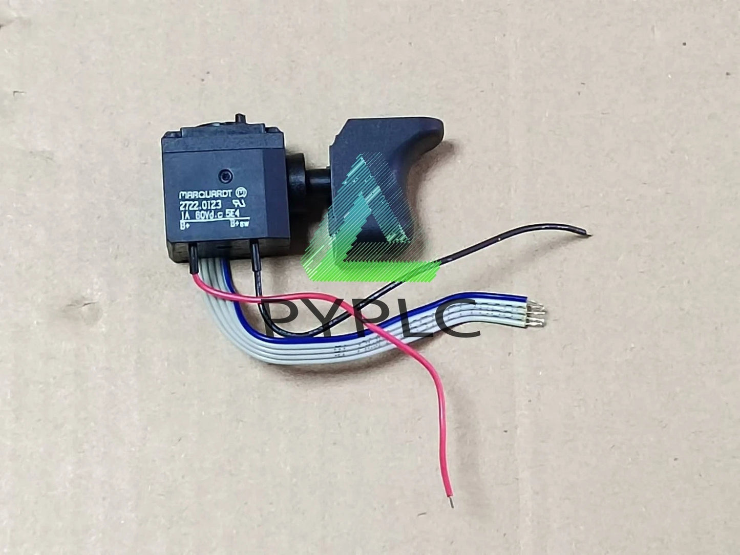 1PC MARQUARDT 2722.0123 7 wires 3 gears 1A 60VDC B+SW Trigger Switch
