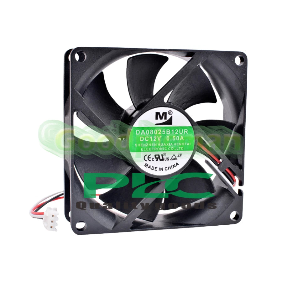 1PCS YM 8025 DA08025B12UR Cooling Fan DC12V 0.50A 3-wire Fast shipment