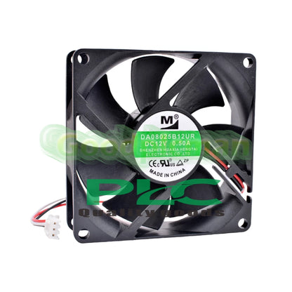 1PCS YM 8025 DA08025B12UR Cooling Fan DC12V 0.50A 3-wire Fast shipment