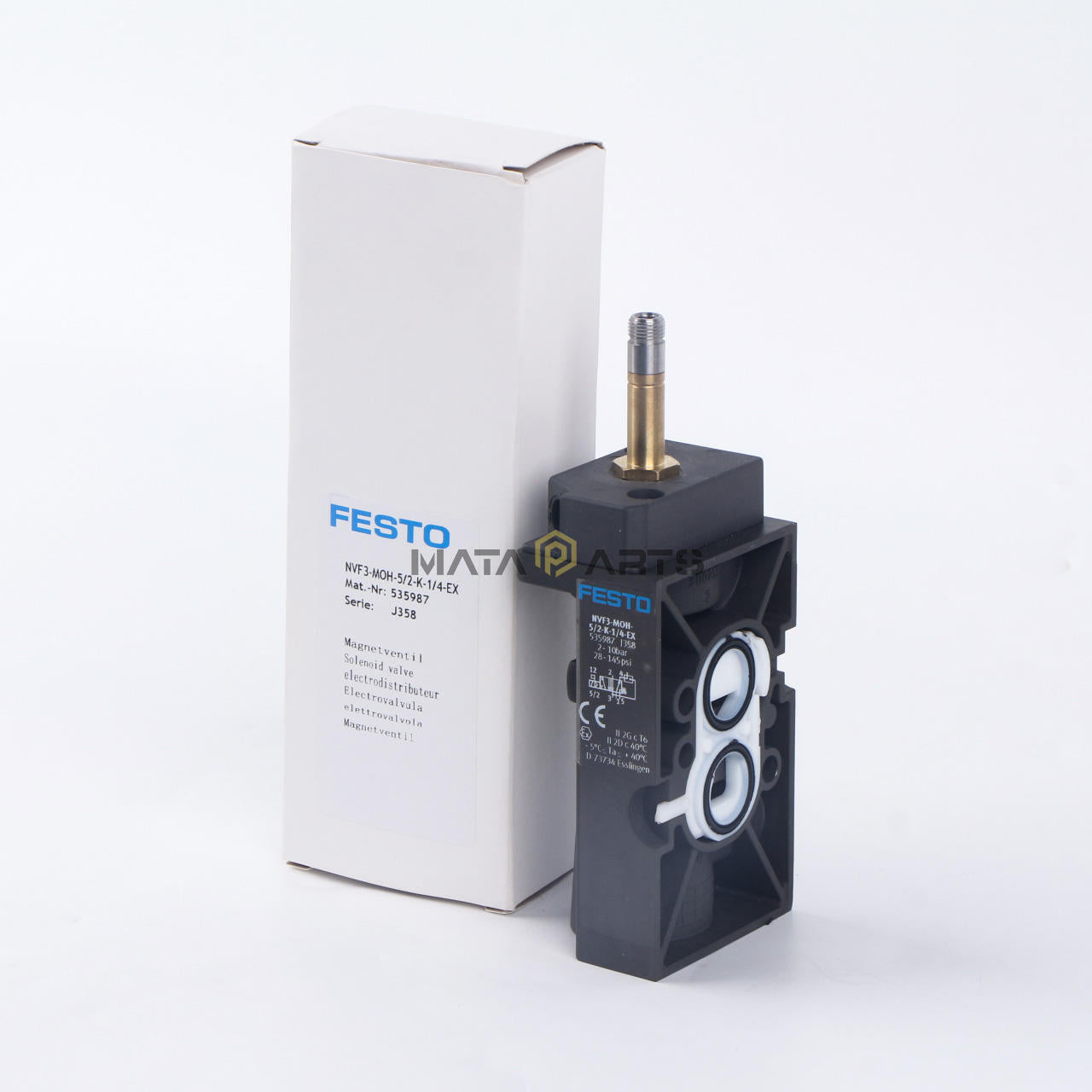 FESTO NVF3-MOH-5/2-K-1/4-EX 535987 Solenoid Valve - FESTO