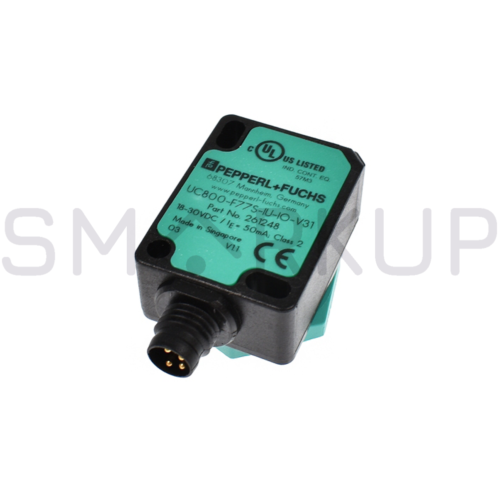 new PEPPERL+FUCHS UC800-F77S-IU-IO-V31 Ultrasonic Sensor