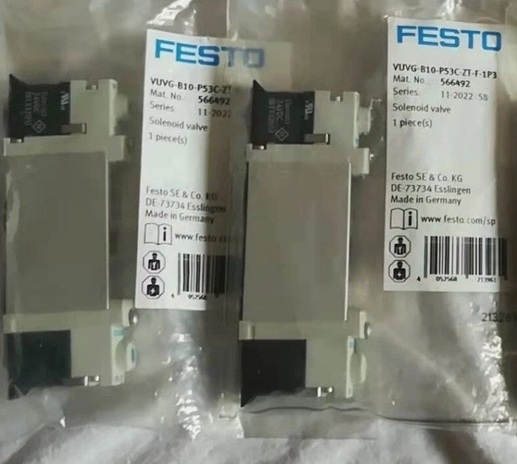 1pcs Festo VUVG-B10-P53C-ZT-F-1P3 566492 Solenoid Valve