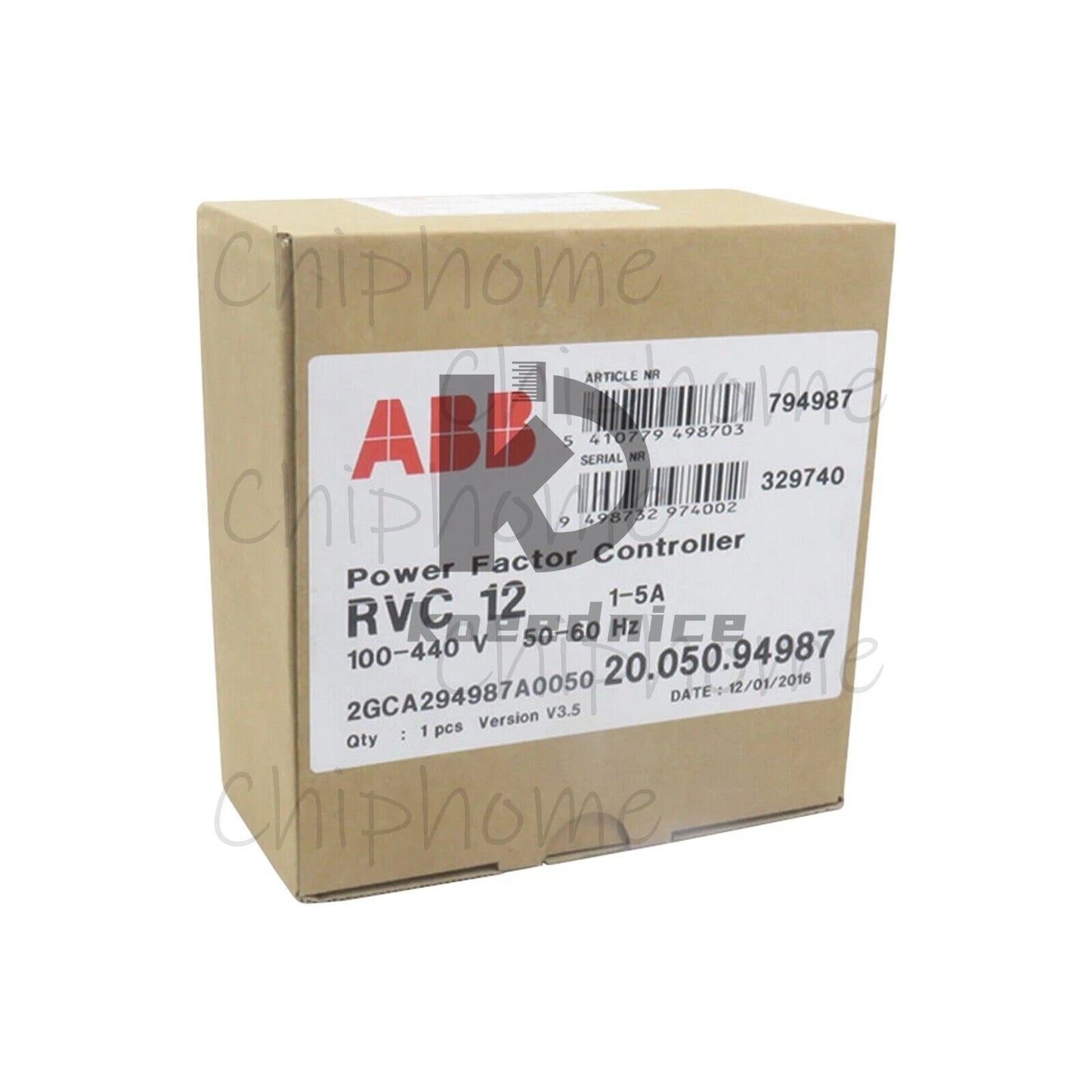 ABB RVC-12/1-5A Power Factor Automatic Compensation Controller