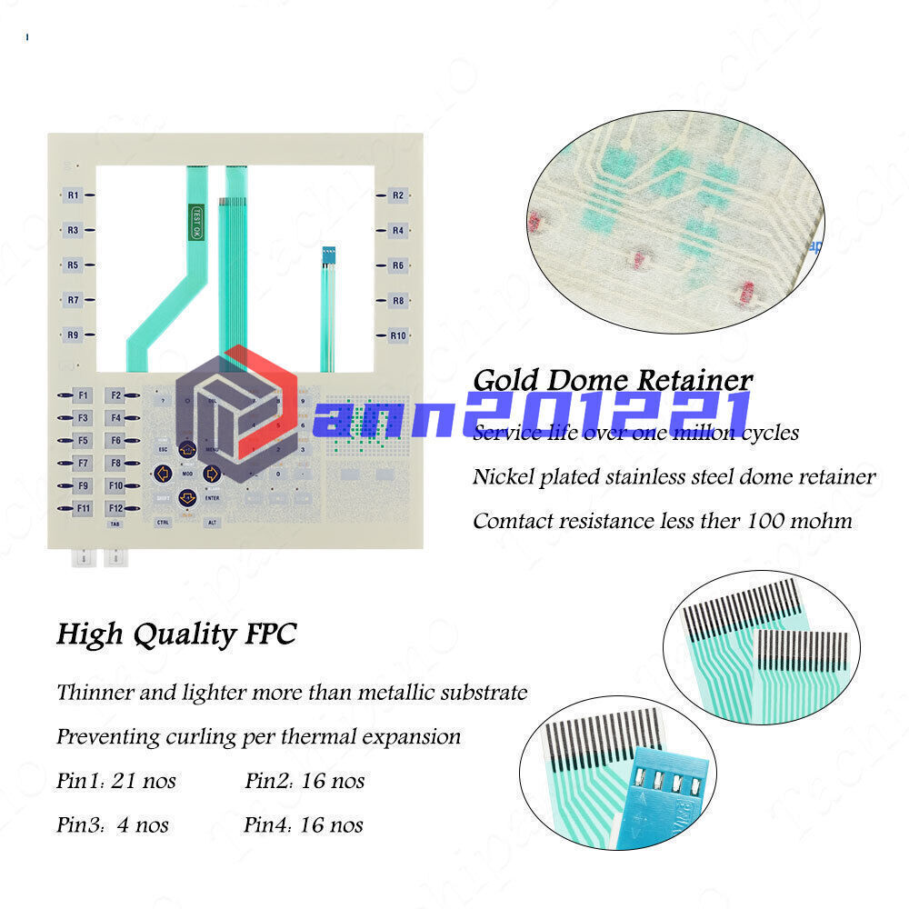 TXBTF024411F Membrane Keypad Switch - SCHNEIDER