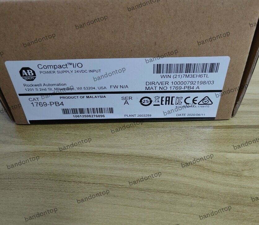 New Factory Sealed AB 1769-PB4 CompactLogix Power Supply 1769PB4 - COMPACTLOGIX