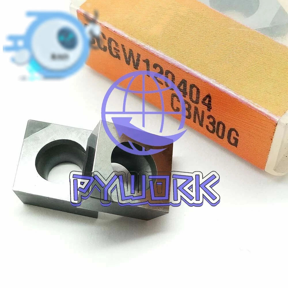 2pcs CCGW120404 CBN30G Carbide INSERTS for steel processing diamond carbide bits