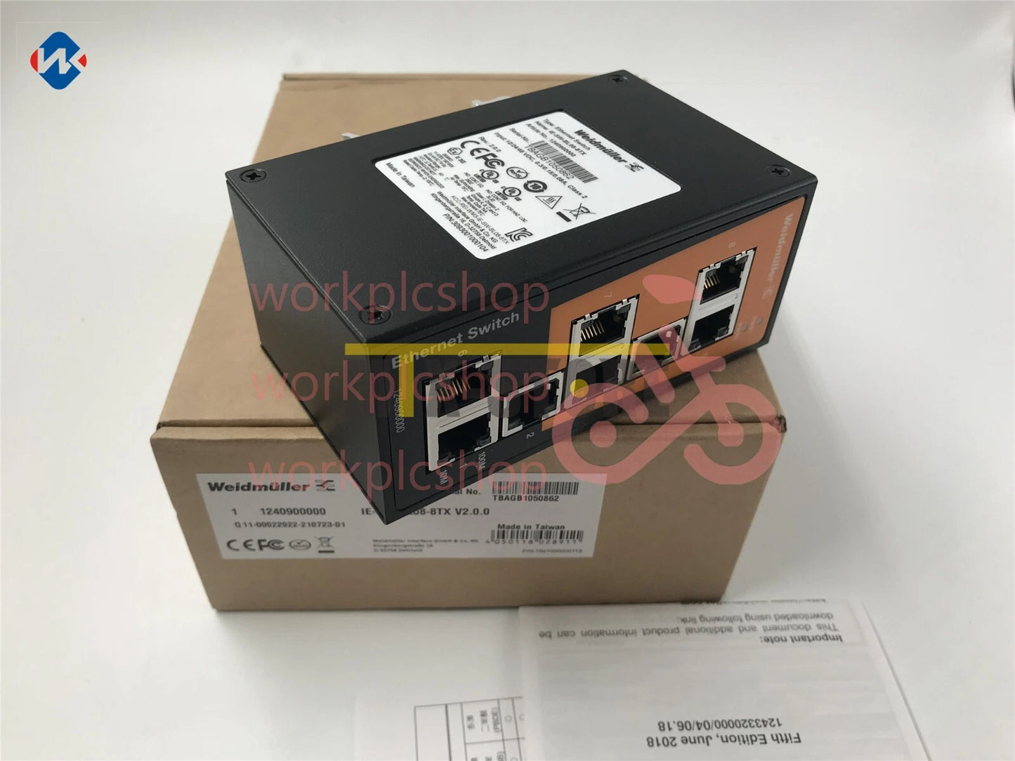 1PCS Weidmuller IE-SW-BL08-8TX