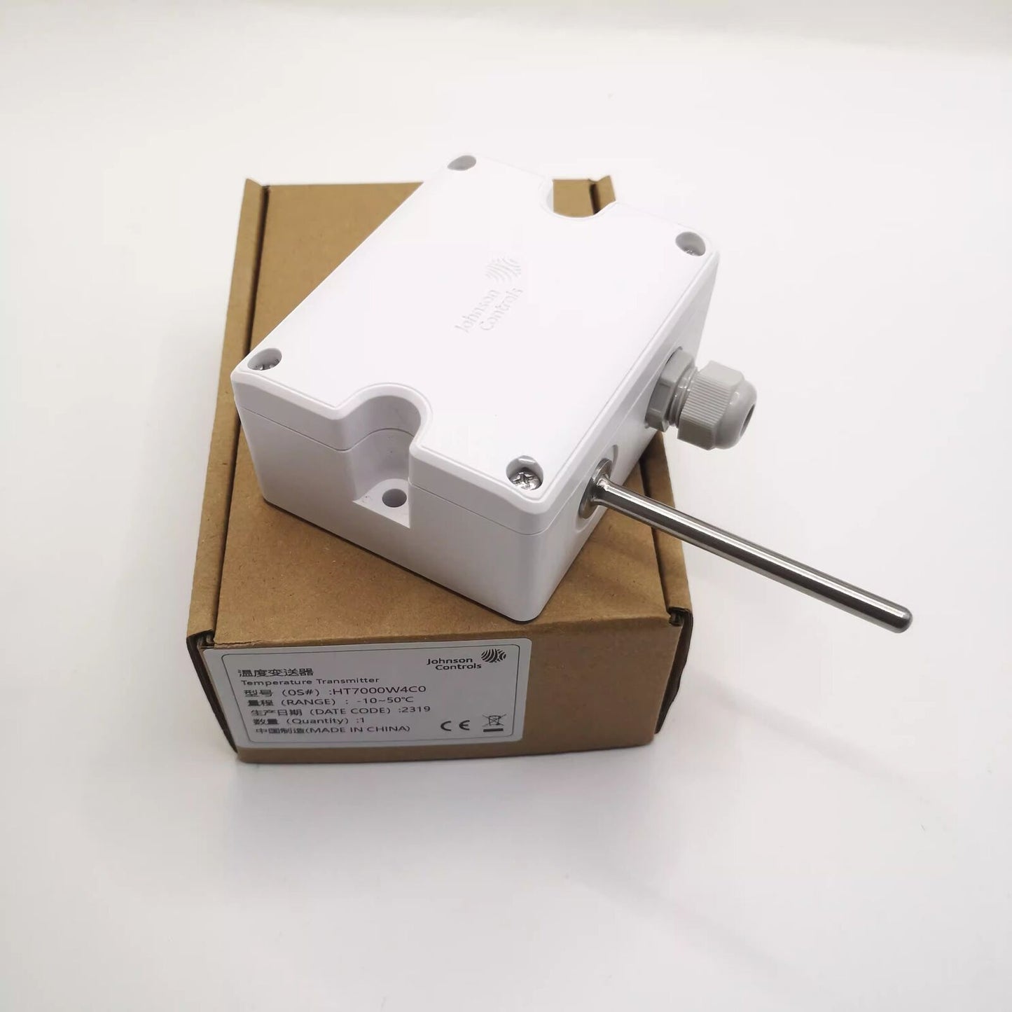 new 1pcs Johnson HT7000W4C0 4-20ma/-10-50℃ Wall-mounted Temperature &Humidity Sensor - JOHNSON