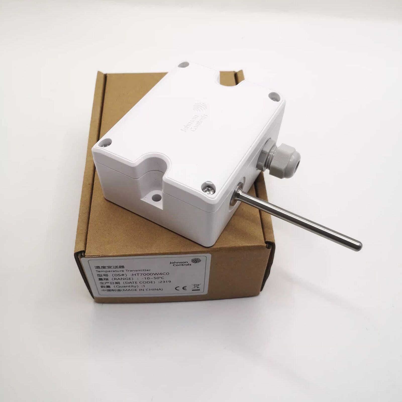 new 1pcs Johnson HT7000W4C0 4-20ma/-10-50℃ Wall-mounted Temperature &Humidity Sensor - JOHNSON