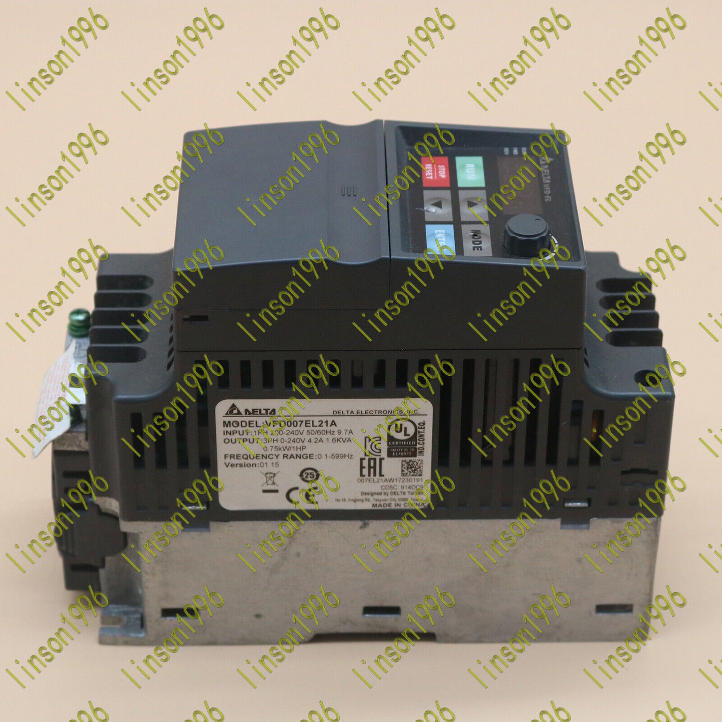 Used 1PC Delta Inverter VFD007EL21A - DELTA
