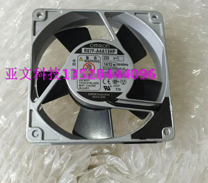 1pcs OMRON R87F-A4A13HP AC200V 14 / 12W 120 * 120 * 25MM aluminum frame fan