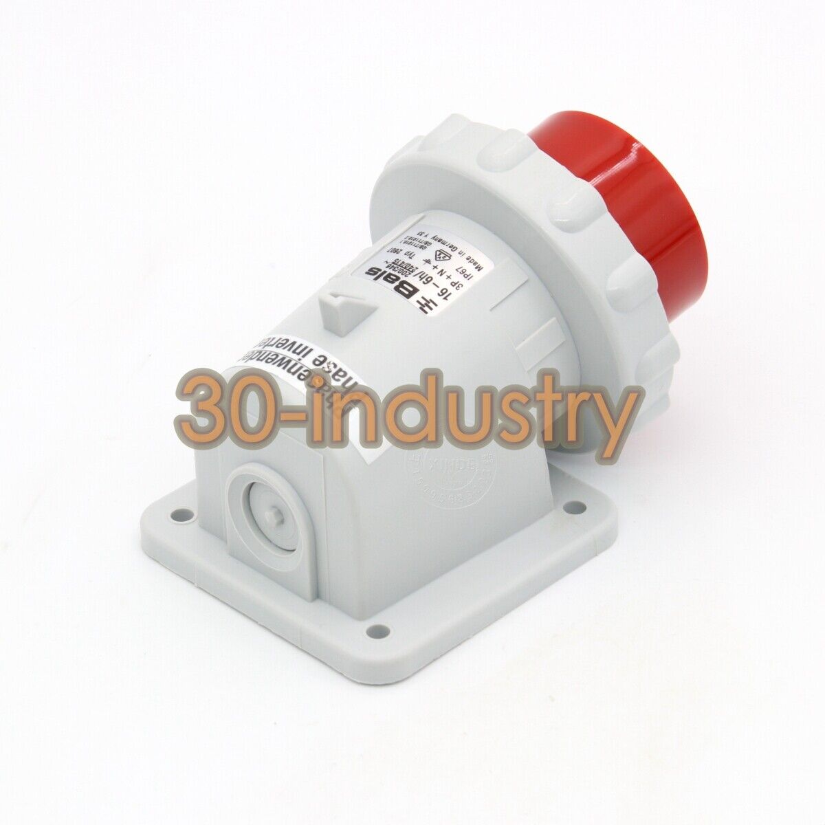 TYP2607 Open-Mounted Industrial Plug 5P 16A - 1pcs New - TYP