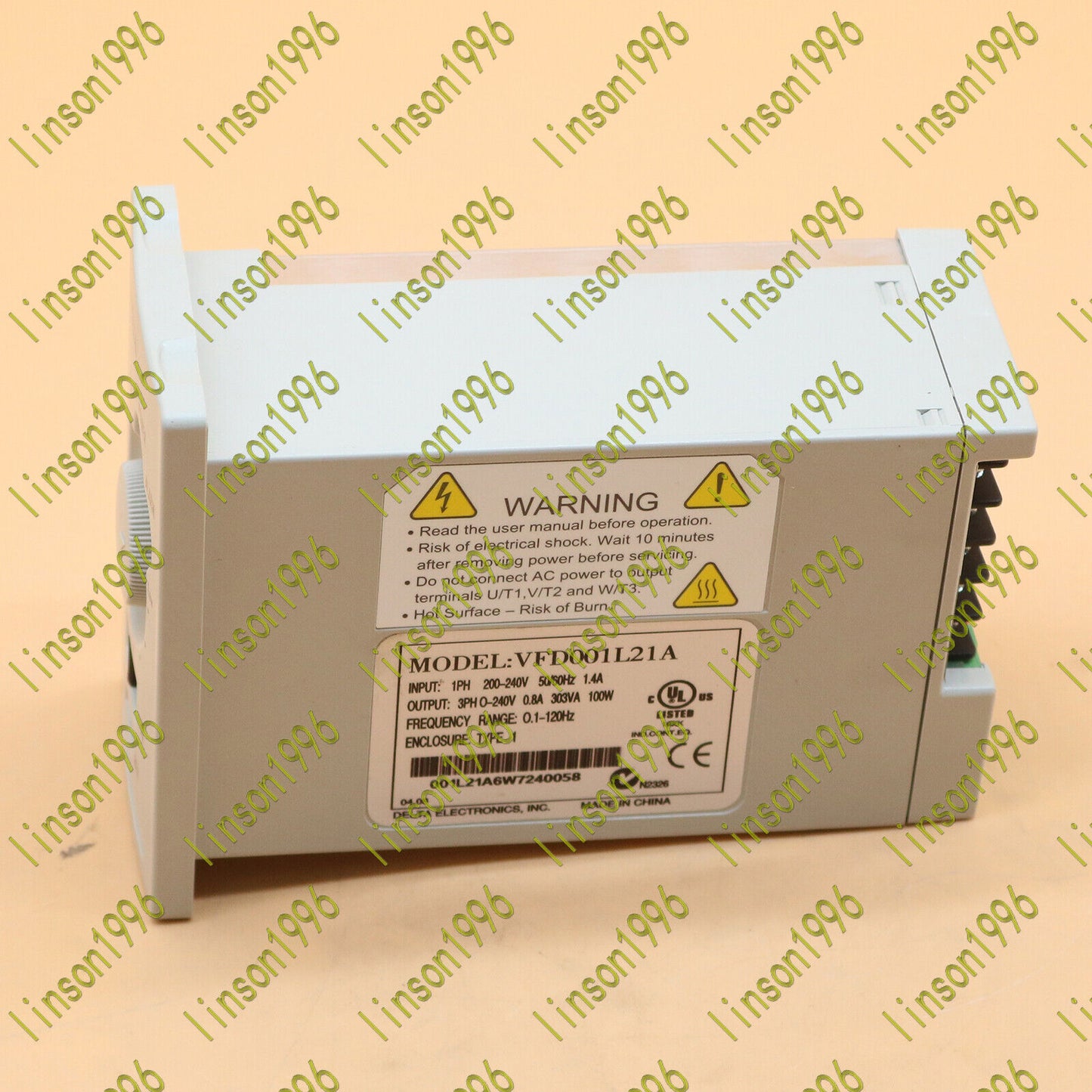 Delta VFD-L Series Inverter VFD001L21A 220V 100W In Box - DELTA