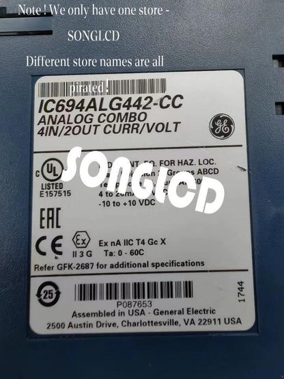 IC694ALG442-CC Analog Input Module GE Fanuc - GE FANUC