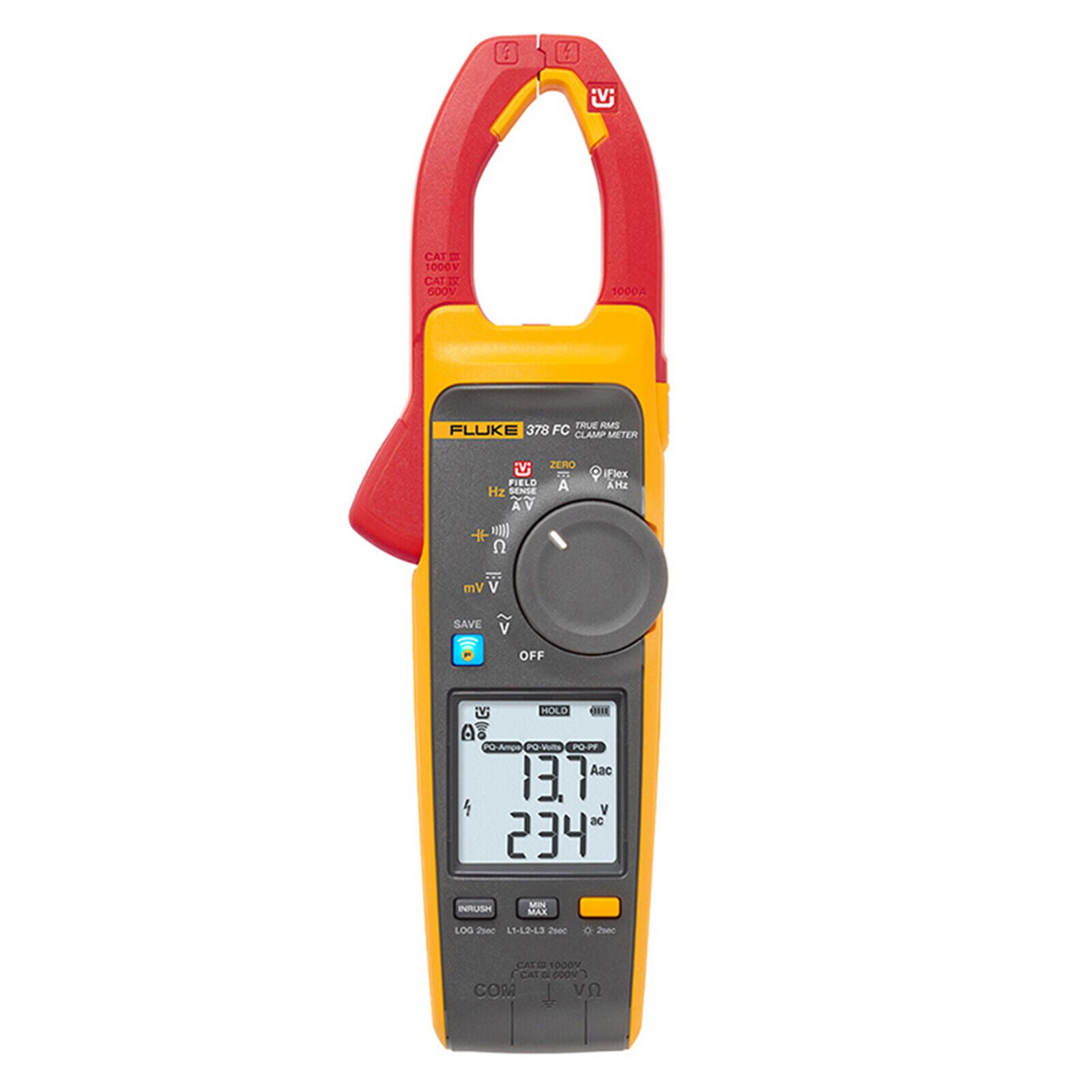 new  FLUKE  378 FC Non-Contact Voltage True-rms AC/DC Clamp Meter spot stock