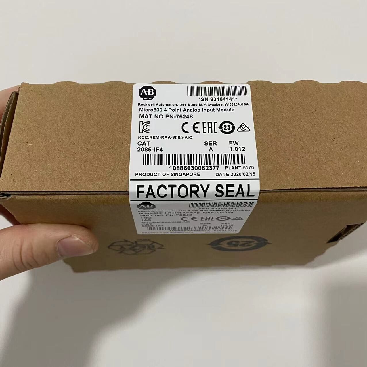 Micro800 4 PT Analog Input Module 2085IF4 - MICROCHIP