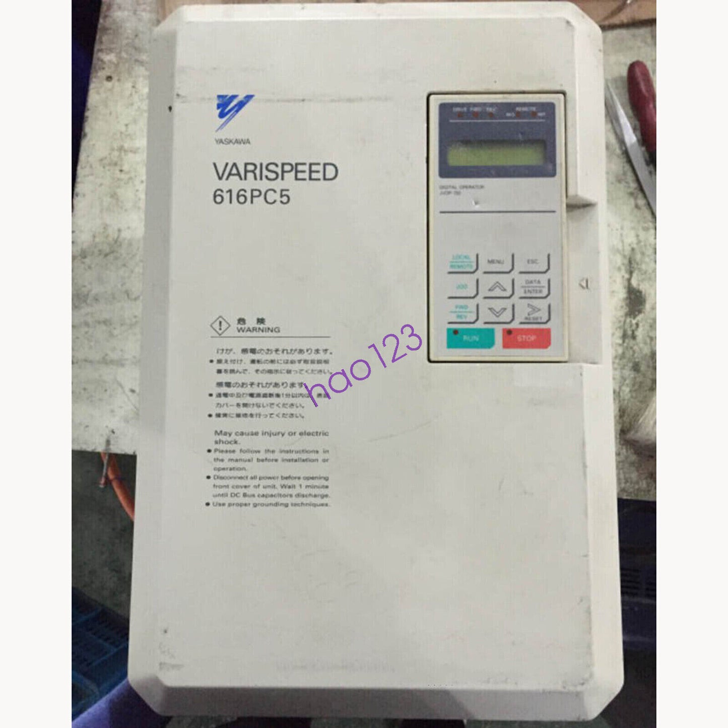 used 1PC Yaskawa inverter CIMR-G5A2011 11KW 220V