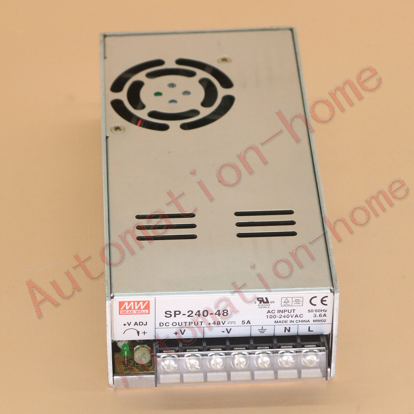 Used MEAN WELL SP-240-48 48V 5A Power Supply - MEAN WELL