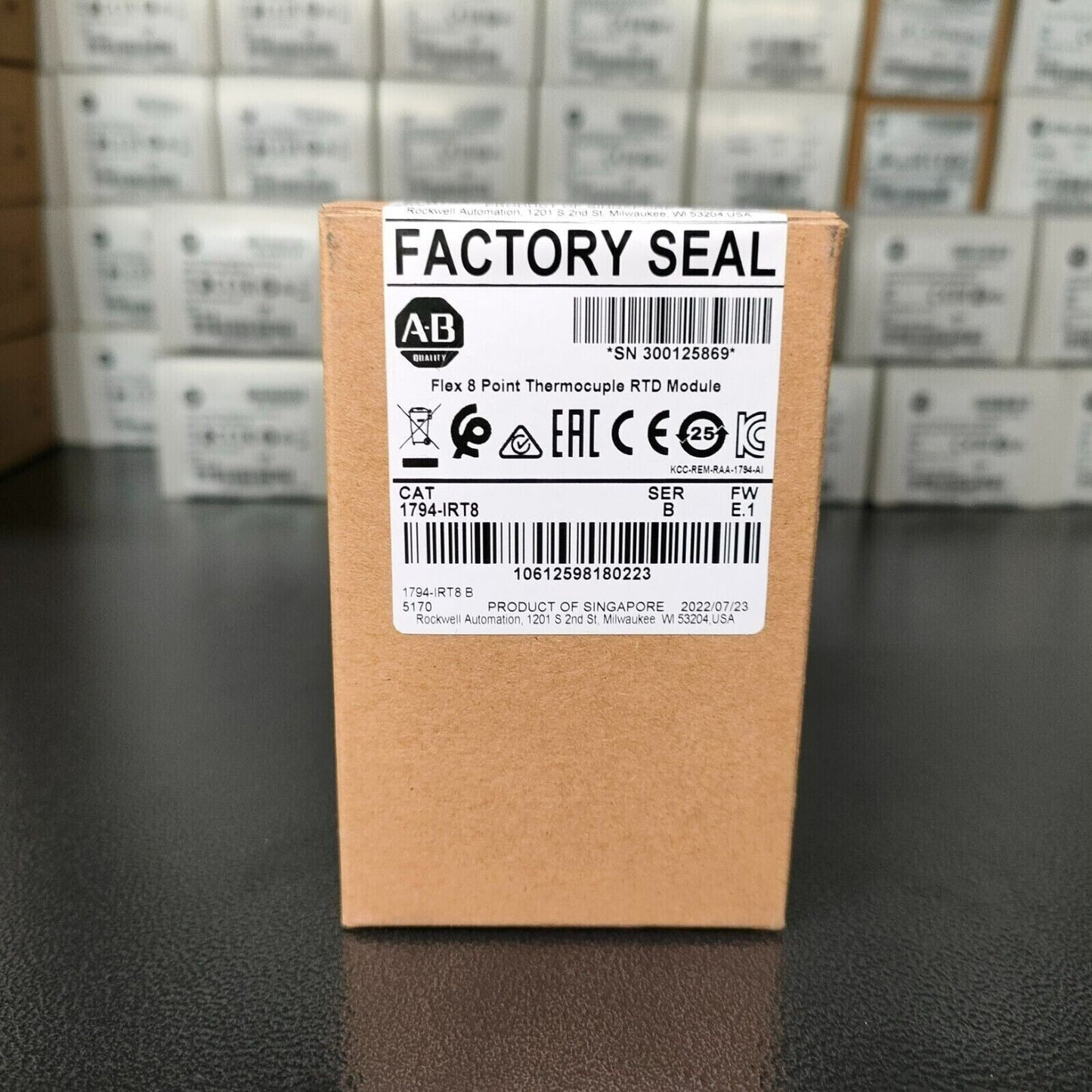 New Factory Sealed AB 1794-IRT8 SER B Flex 8 Point Thermocouple RTD Module PLC - FACTORY SEALED