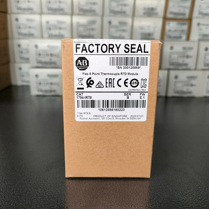 New Factory Sealed AB 1794-IRT8 SER B Flex 8 Point Thermocouple RTD Module PLC - FACTORY SEALED