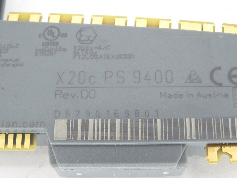 B&R X20PS9400 POWER SUPPLY B&R