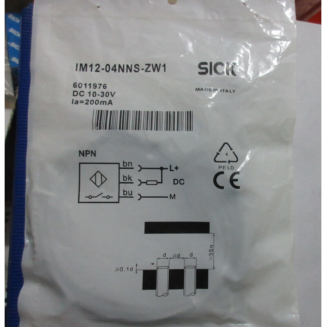 IM12-04NNS-ZW1 Proximity Switch Fast - ONE SICK