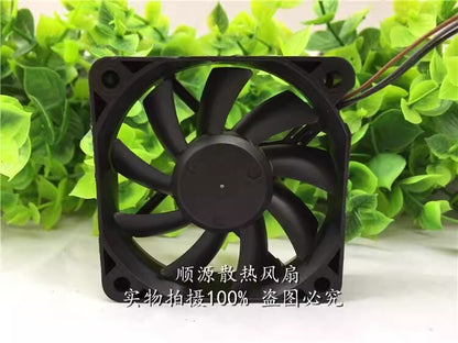 NMB 2406ML-04W-B20 DC12V 0.072A 60*60*15MM 3-Wire Dual Ball Cooling Fan