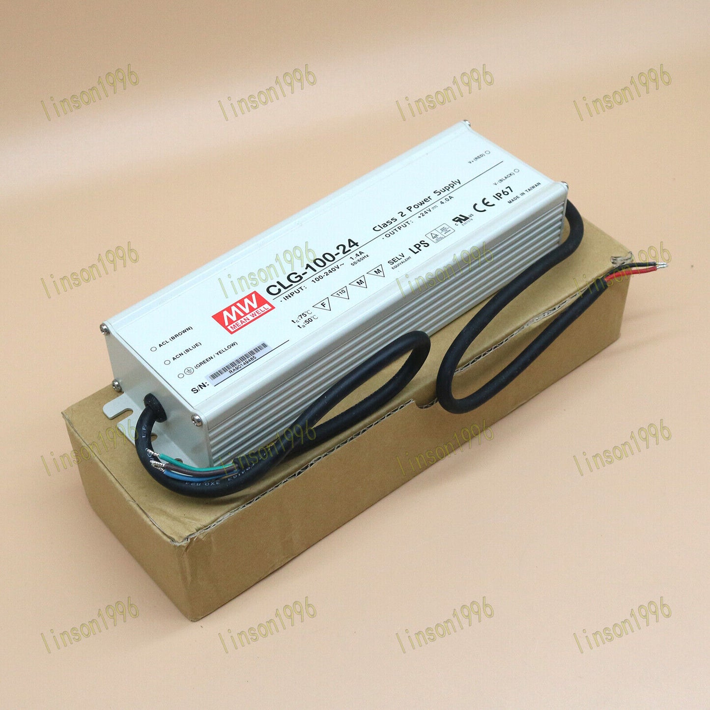 ONE MEAN WELL Power Supply CLG-100-24 24V 4A 1 Year - MEAN WELL